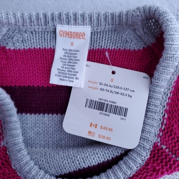 Gymboree Ready, Jet, Go Stripe Sweater Dress - Picture 5 of 8